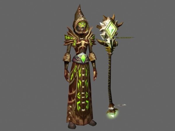 Kvinnlig Warlock - Wow karaktär