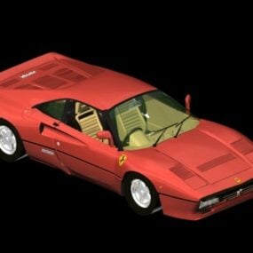 Ferrari 288 Gto Racing Car 3d-modell
