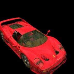Red Ferrari 360 Modena 3d model