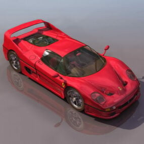 Ferrari F50 sportbil 3d-modell