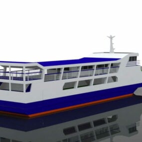 Ferry Boat 3d model