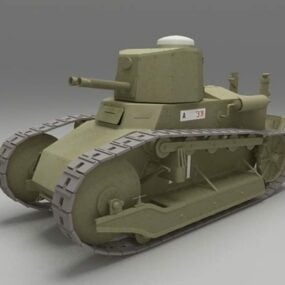 Fiat 3000 Panzer 3D-Modell