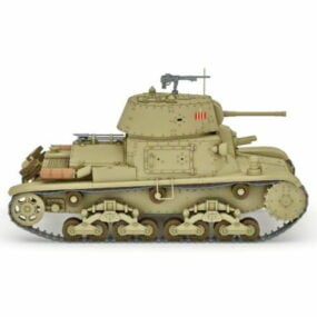 Ww2 Italiaanse tank Fiat M13 3D-model