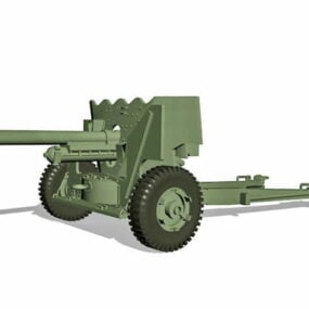 Military Field Artillery 3d model