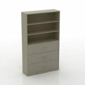 Furniture Filing Cabinet Bookcase 3d model