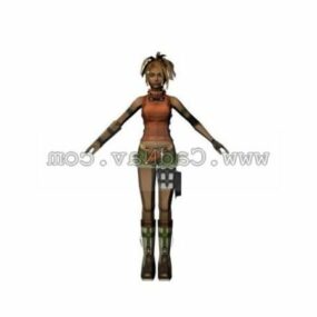 Final Fantasy Character Vocal Collection Rikku 3d-modell