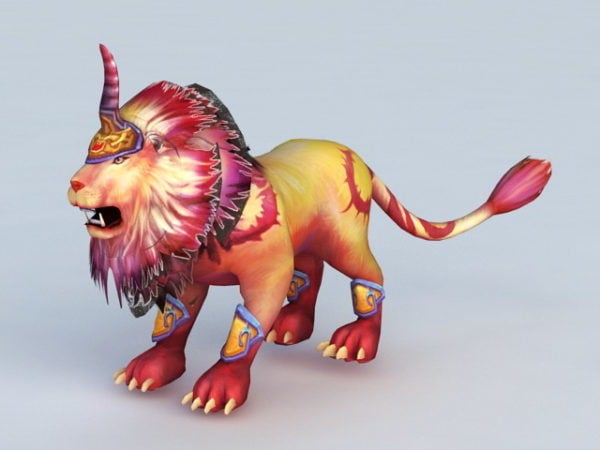 Fire Lion Monster