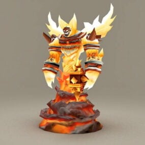 Feuerlord Ragnaros 3D-Modell