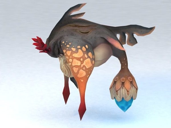 Fish Monster Animated & Rigged