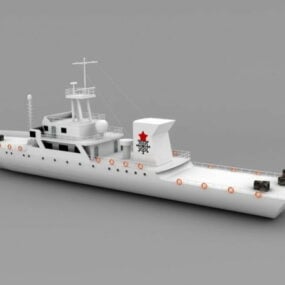 Fish Ship 3d model