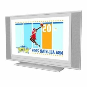 Flat-screen Tv 3d model