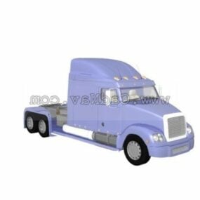 Flat Bed Truck Head 3d model