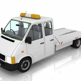 Flatbed Truck 3d model