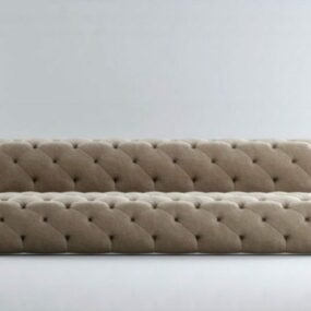 Floor Cushion Couch Furniture 3d model