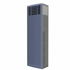 Modelo 3d de ar condicionado de chão