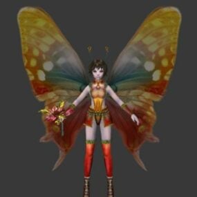 Flower Fairy 3d model