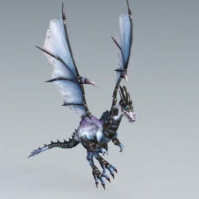 Modelo 3d del aparejo del dragón volador