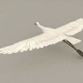 Creative Bird Flying Machine 3d model