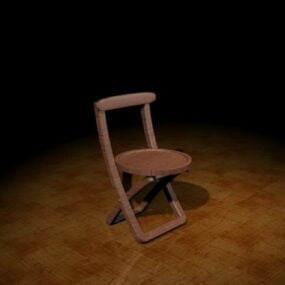 3д модель складного барного стула