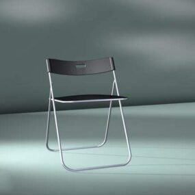 Πτυσσόμενη καρέκλα τραπεζαρίας 3d μοντέλο