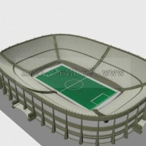 Model 3D stadionu piłkarskiego