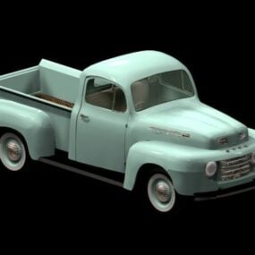 Ford 1950 F-3 Pick-up 3d modell