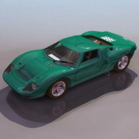 福特 GT40 赛车 3d模型