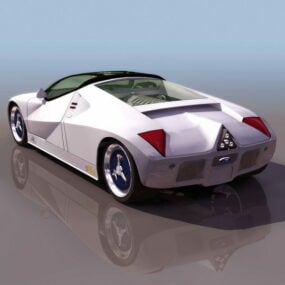 福特GT90概念车3d模型