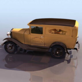 Ford Model A Business Coupe 3d model