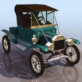 Ford Model T Automobile 3D-malli