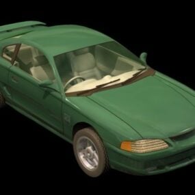 Ford Mustang Gt Pony Car 3d model