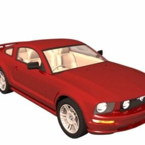 Ford Mustang Pony Car 3d model