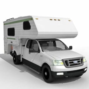Modello 3d di camper basato su Ford