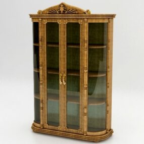 French Wine Cabinet 3d model