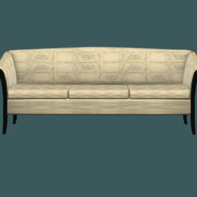 French Country Settee 3d model