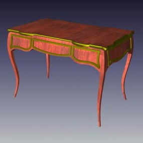 French Country Writing Desk 3d model