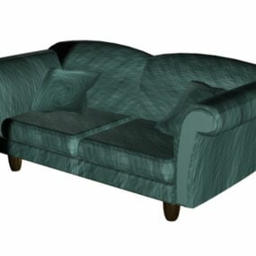 French Style Loveseat 3d model
