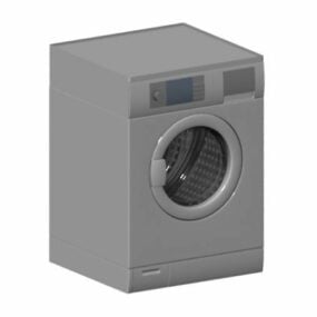 Voorladende kledingwasmachine 3D-model