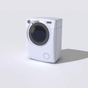 Modelo 3D de máquina de lavar com carregamento frontal