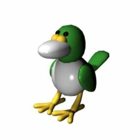 Funny Crow Toy 3d model