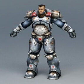 Future Armor Soldier 3d model