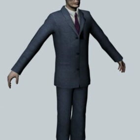 G-man – Half-life Character 3d модель