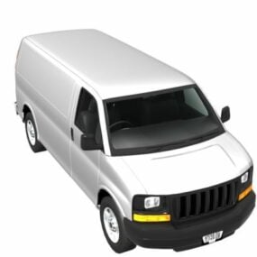 Gmc Savana Cargo Van 3d model