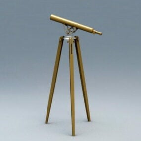 Télescope Galilée modèle 3D