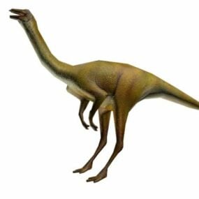 Model 3D dinozaura zwierzęcego Gallimimusa