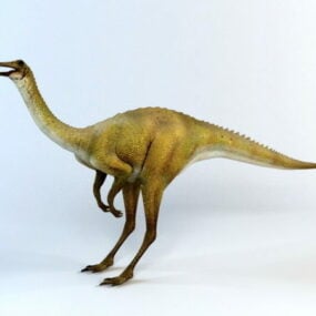 3d модель динозавра Галлімімус
