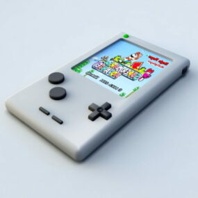 Modelo 3D do Game Boy