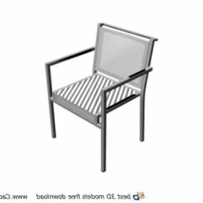 كرسي حديقة خارجي أثاث نموذج ثلاثي الأبعاد