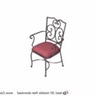 Meubles de chaise de jardin en métal