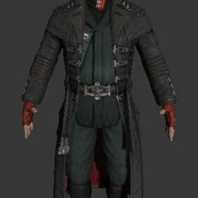 General Victor Sarrano - personagem Bulletstorm Modelo 3D